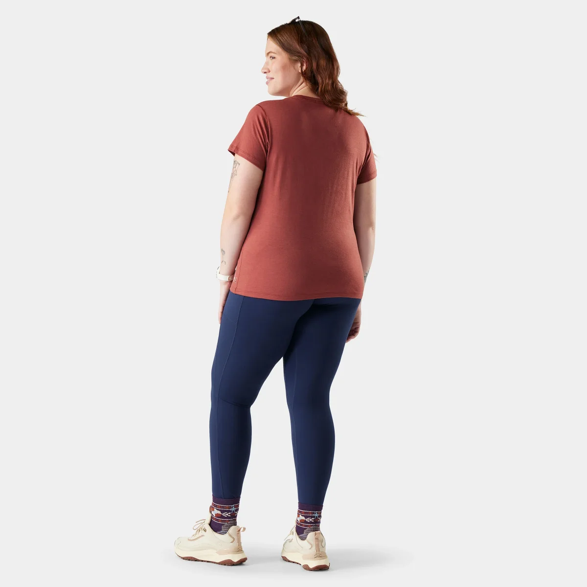 Damen Merino Kurzarmshirt Plus - Imagen 3