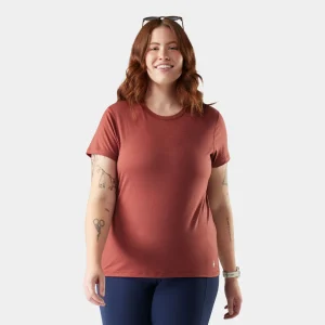 Damen Merino Kurzarmshirt Plus