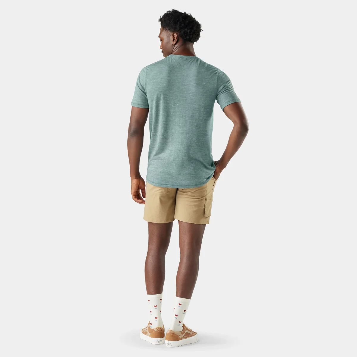 Camiseta de manga corta con bolsillo Merino Hemp Blend para hombre - Imagen 3