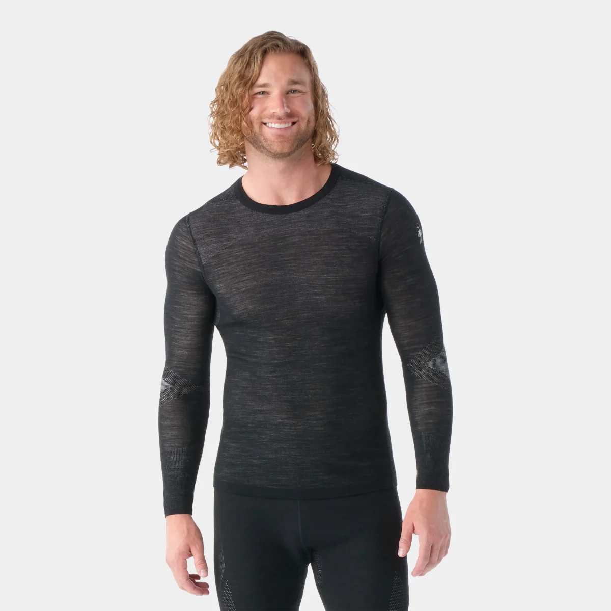 Baselayer mit Rundhalsausschnitt Classic Intraknit Merino für Herren
