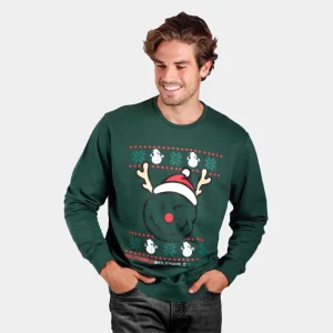 Sudadera de Navidad Smile Hombre