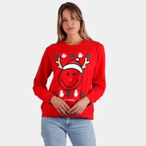 Sudadera de Navidad Smile Mujer