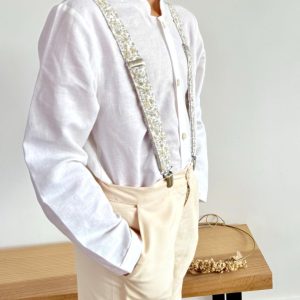 Camisa Niño Lino blanco
