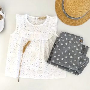Blusa Niña Bordada