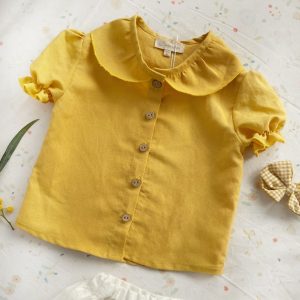 Blusa Niña Mostaza