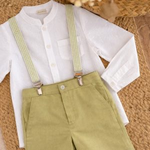Tirantes Niño Vichy Olive