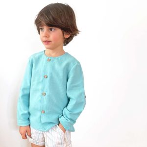 Camisa Niño Turquesa