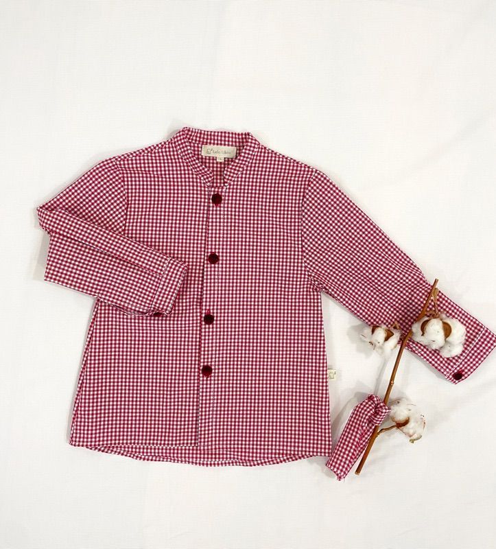 Camisa Niño Guinda - Imagen 3