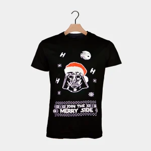 Camiseta de Navidad para Hombre y Mujer Join The Merry Side