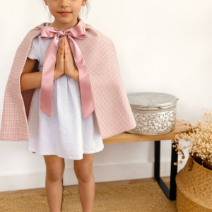Capa Vichy Rosa Nude
