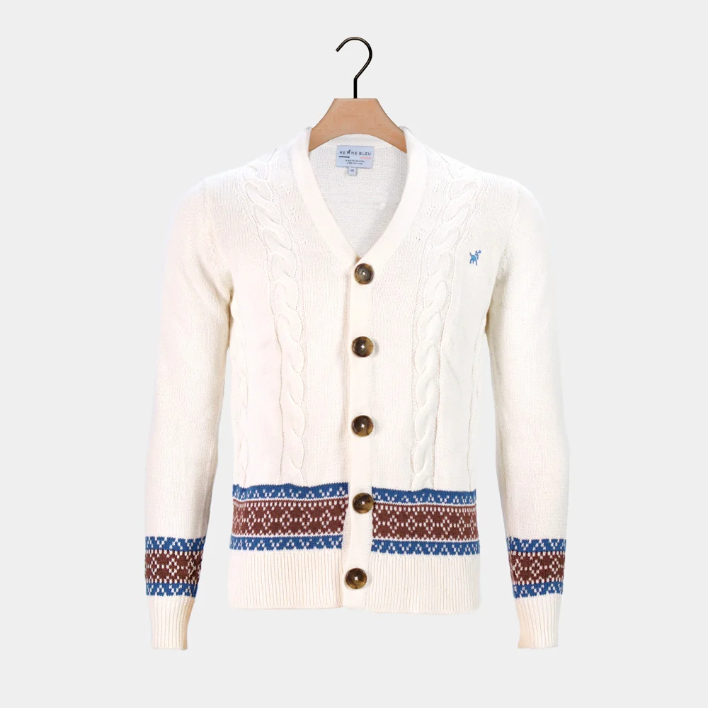 Jersey para Hombre Cárdigan de Algodón Orgánico Alpine - Imagen 7