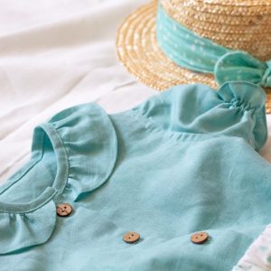 Blusa Niña Turquesa