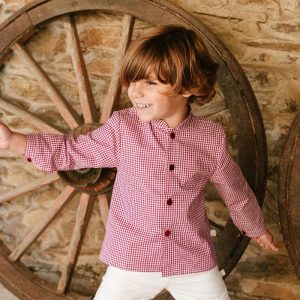 Camisa Niño Guinda