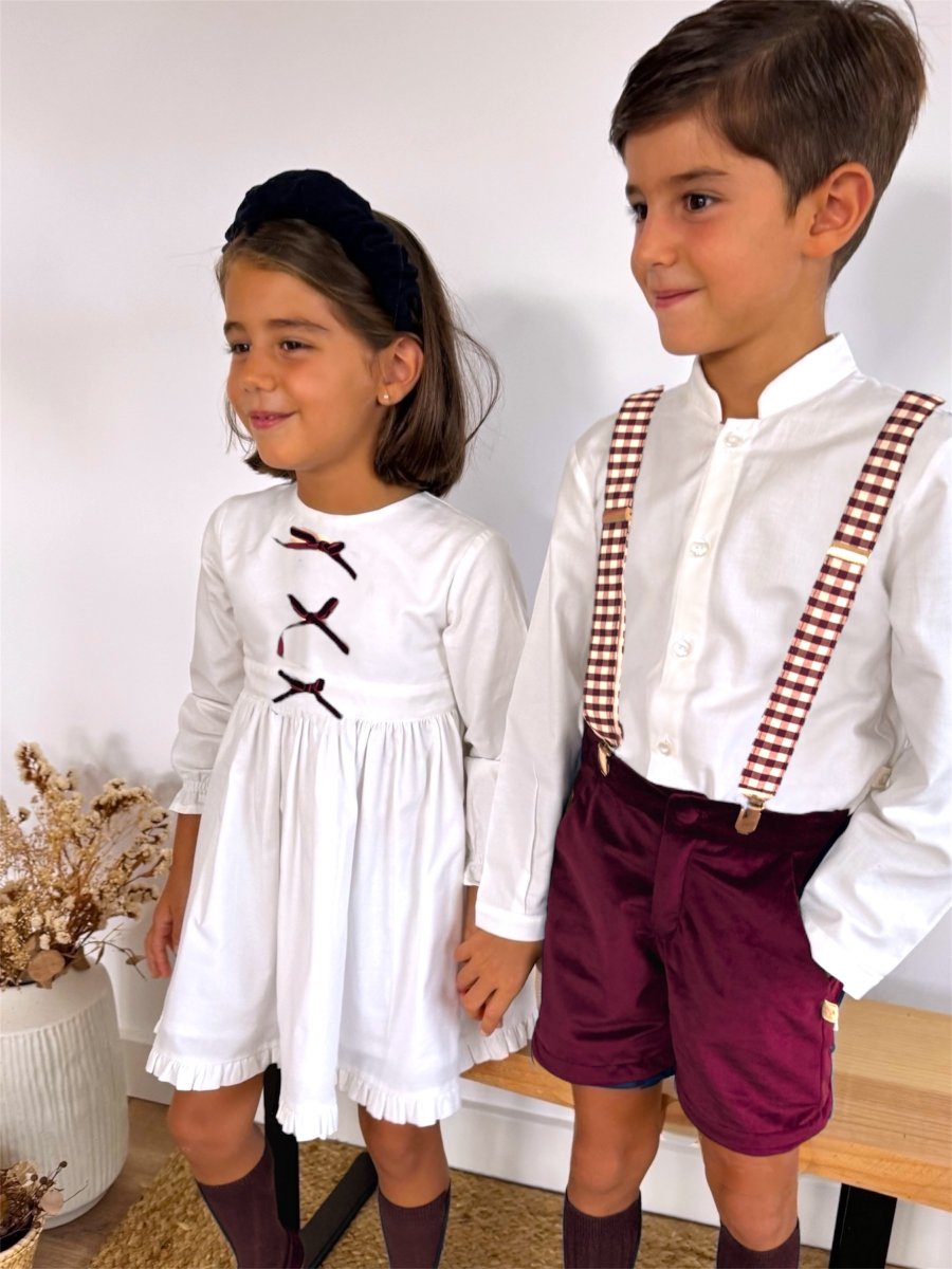 Vestido Niña Arras Lazo