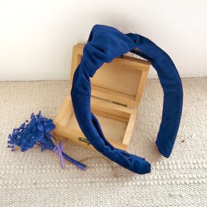 Diadema Terciopelo azul