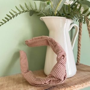 Diadema Vichy Rosa Verde