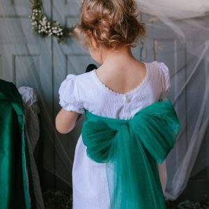 Fajín Niña Tul Verde