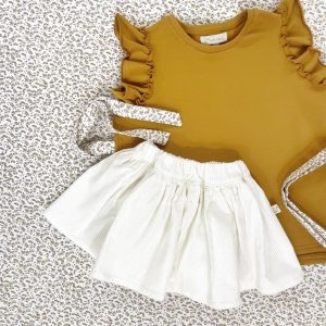 Falda pana con culotte