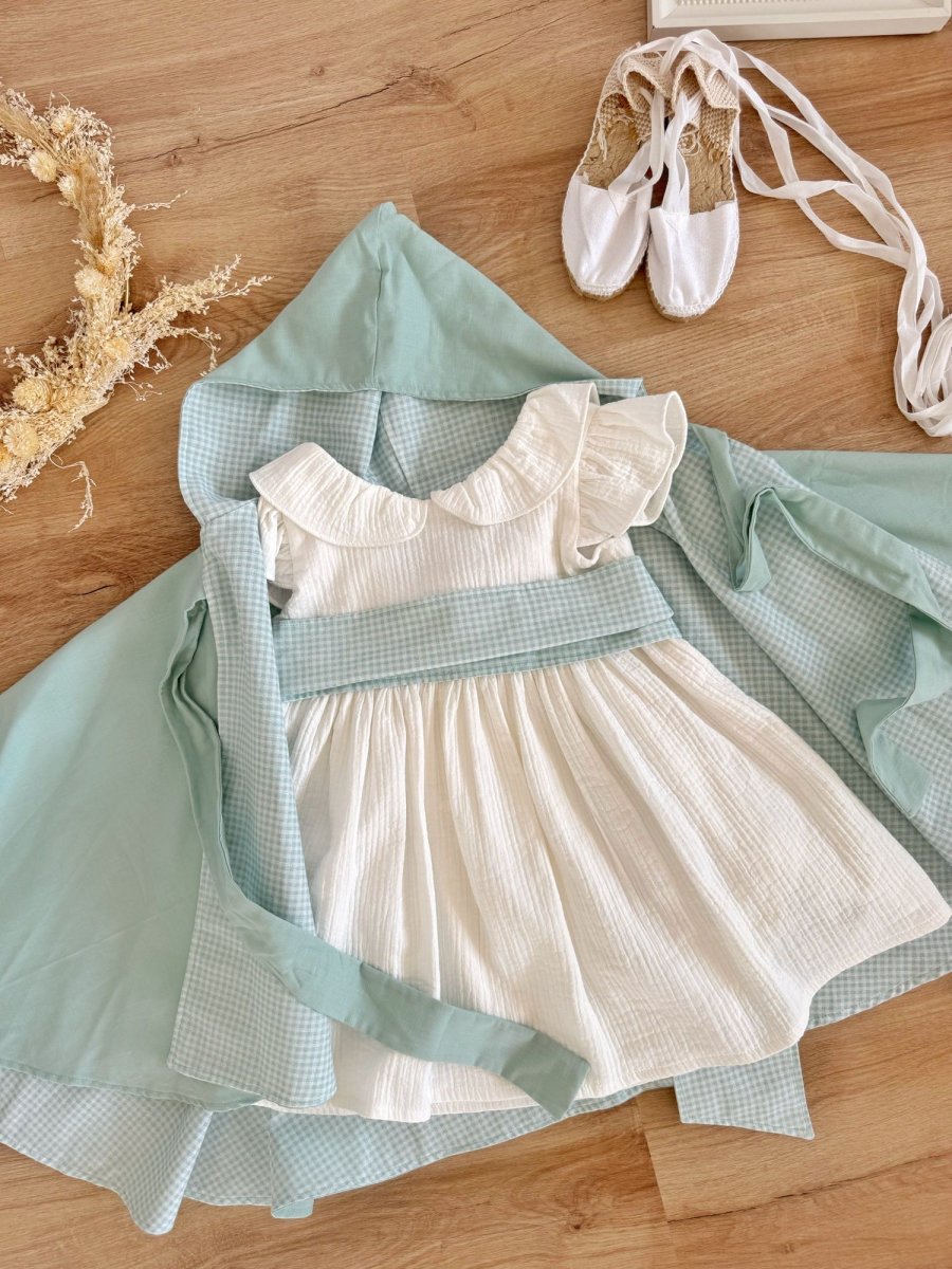 Capa Vichy Verde agua - Imagen 4