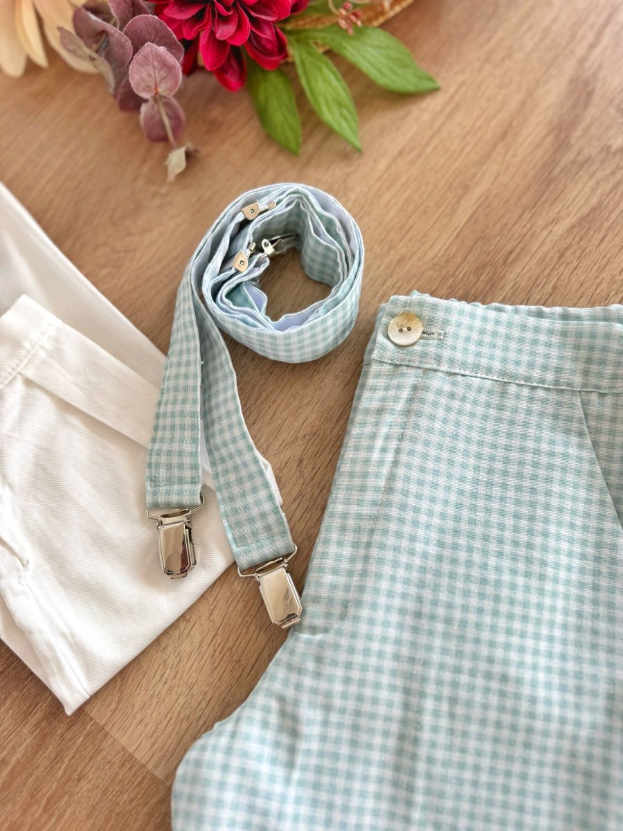 Tirantes Vichy verde agua