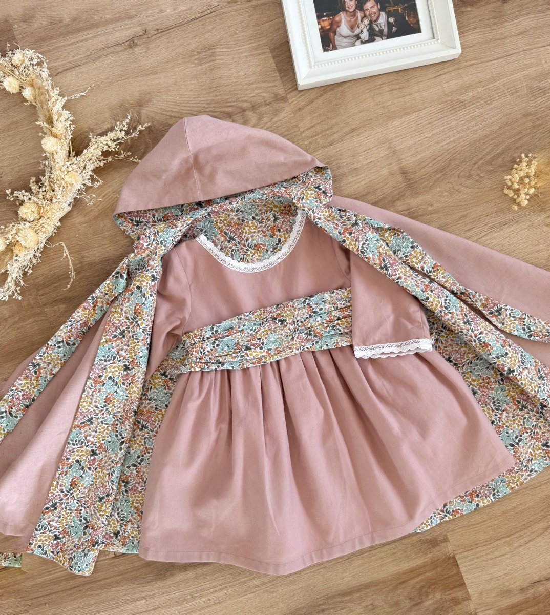 Vestido rosa Salerno - Imagen 6
