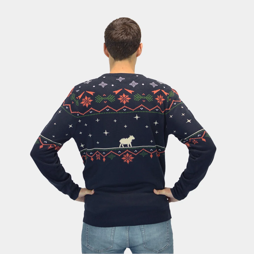 Jersey de Navidad para Hombre Portal de Belén - Imagen 4