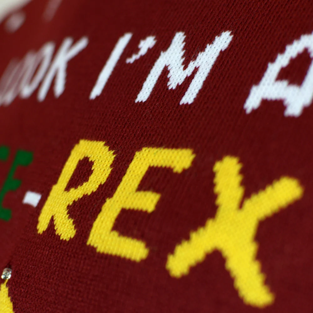 Jersey de Navidad con Luces LED para Familia Christmas Tree-Rex - Imagen 5