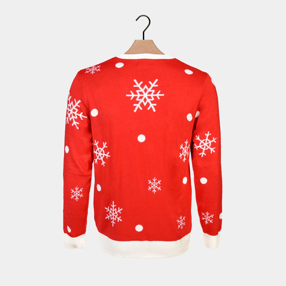 Jersey de Navidad con Luces LED para Familia Reno Brillante con Lentejuelas - Imagen 9