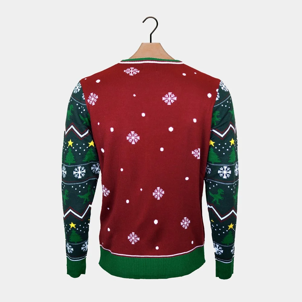 Jersey de Navidad con Luces LED para Hombre Christmas Tree-Rex - Imagen 9