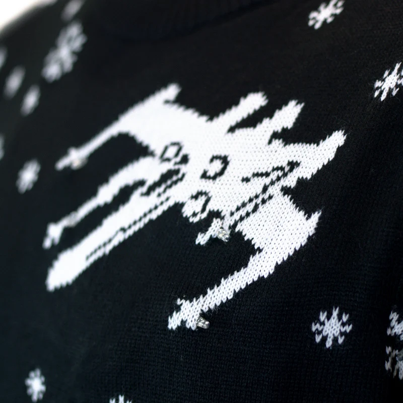Jersey de Navidad con Luces LED para Hombre Join the Christmas Side - Imagen 7