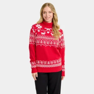 Jersey de Navidad de cuello alto para Mujer Greenlandish Algodón Orgánico