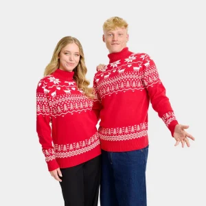 Jersey de Navidad de cuello alto Parejas Greenlandish Algodón Orgánico