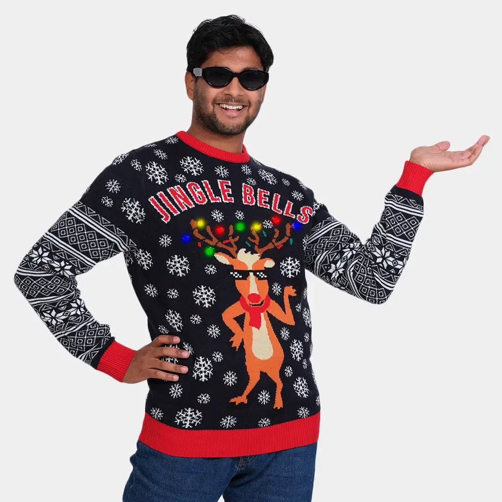 Jersey de Navidad de Luces LED Jingle Bells - Diseño 2023 - Imagen 5