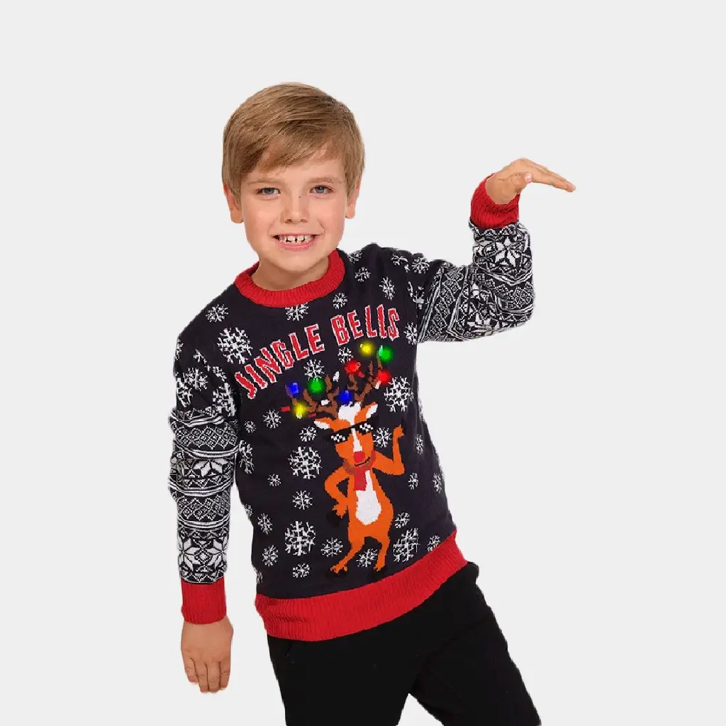 Jersey de Navidad de Luces LED Jingle Bells - Diseño 2023 - Imagen 3