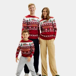 Jersey de Navidad para Familia Driving Home