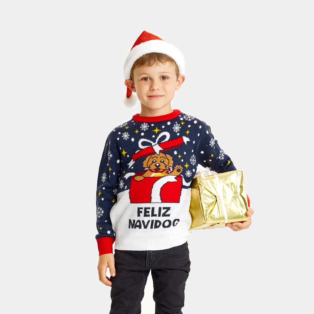 Jersey de Navidad para Mujer Feliz Navidog - Imagen 4