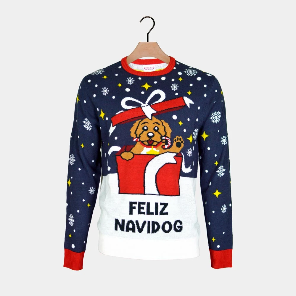 Jersey de Navidad para Mujer Feliz Navidog - Imagen 8
