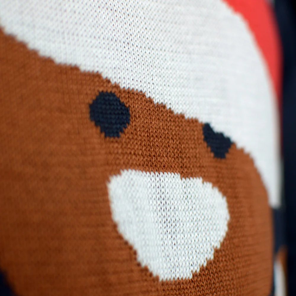 Jersey de Navidad para Hombre Azul Gingerbread - Imagen 5