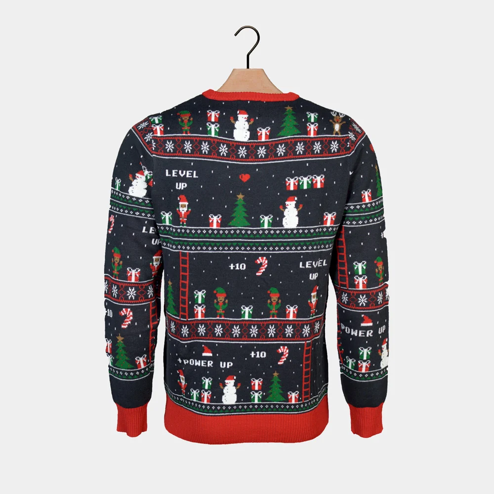 Jersey de Navidad para Hombre Vintage Gaming - Imagen 8