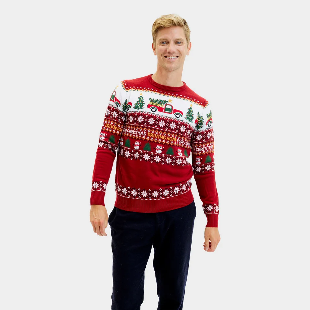 Jersey de Navidad para Hombre Driving Home - Imagen 3