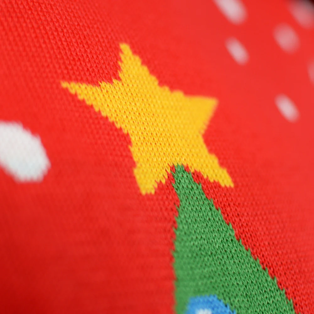 Jersey de Navidad para Hombre Rojo Árbol de Navidad - Imagen 5