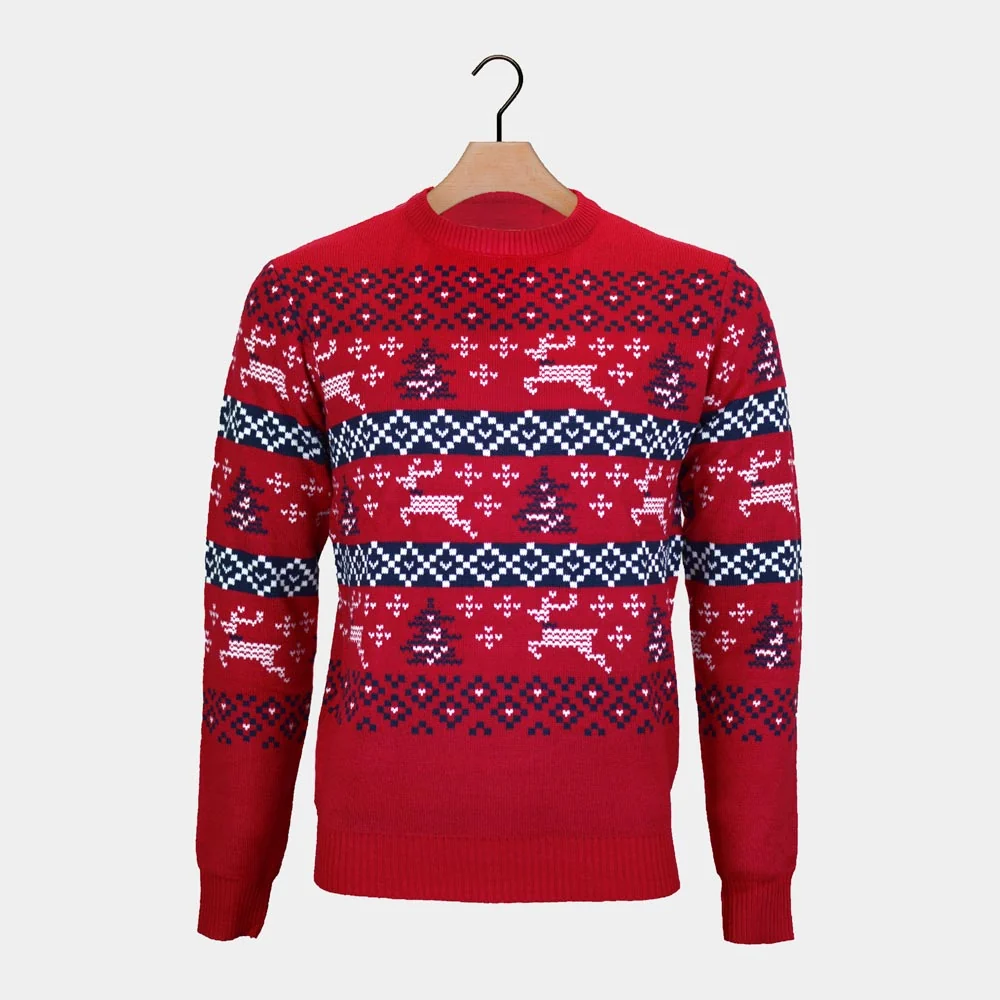 Jersey de Navidad para Hombre Rojo Canadá - Imagen 7
