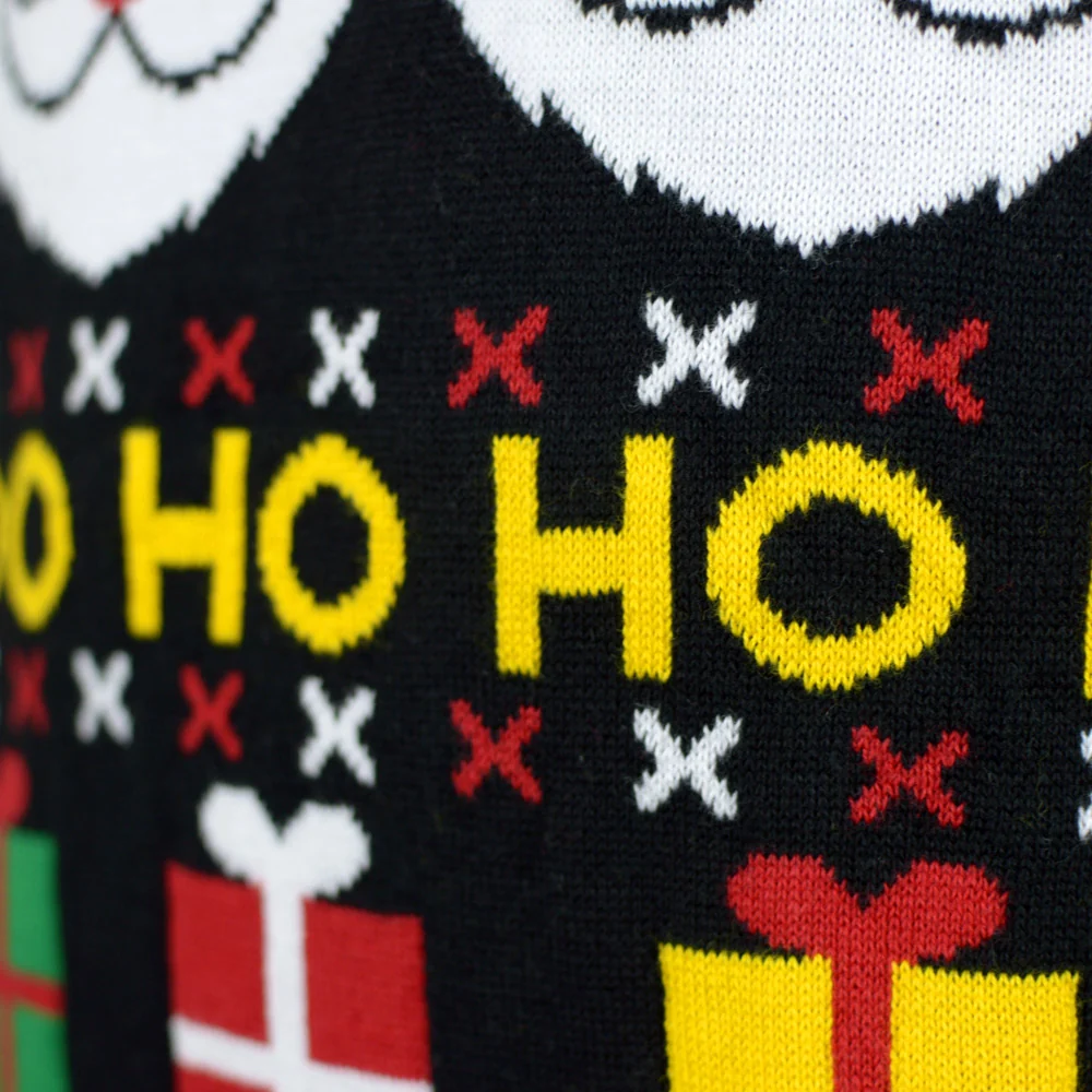 Jersey de Navidad para Hombre Santa, Regalos y Muñecos Algodón Orgánico - Imagen 6