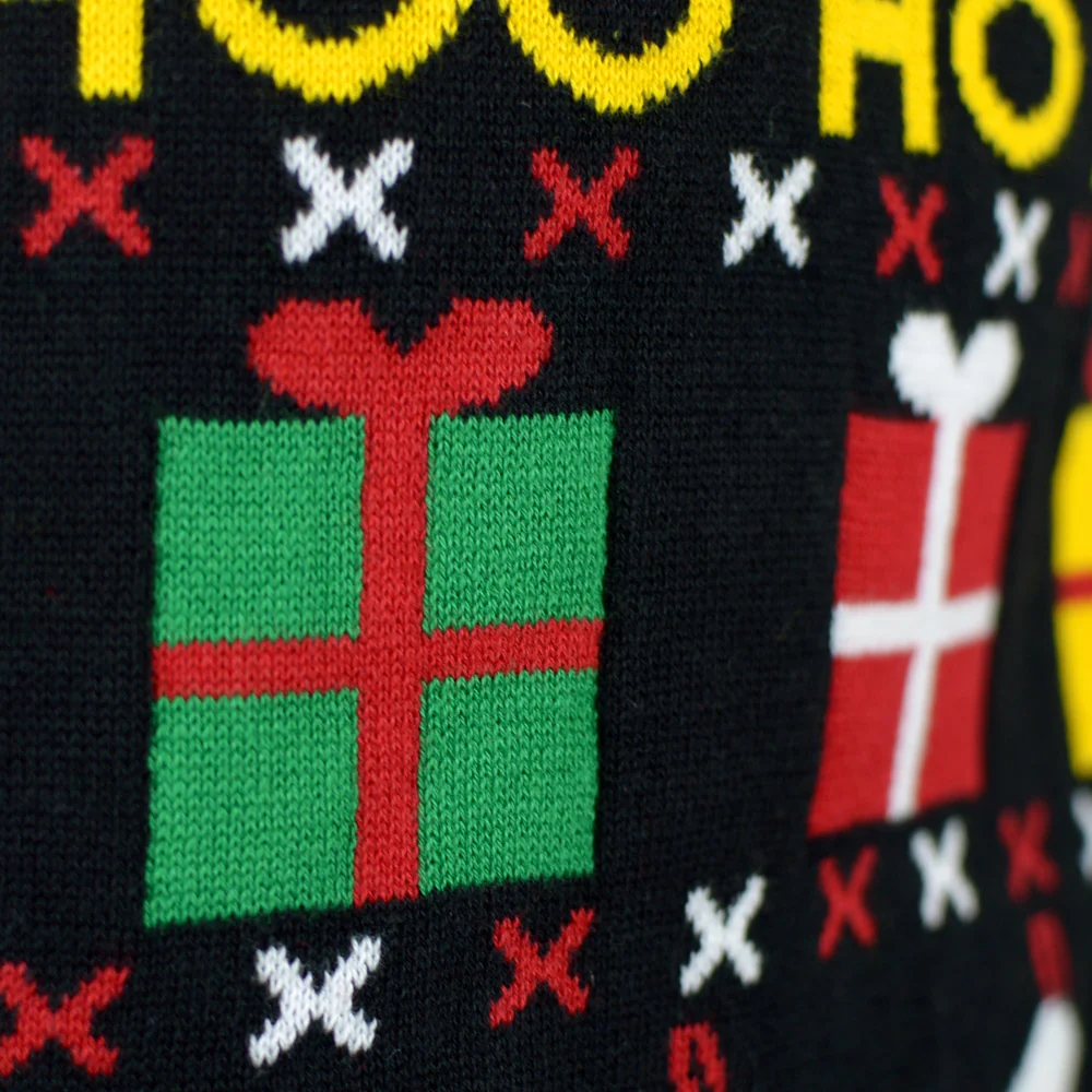 Jersey de Navidad para Hombre Santa, Regalos y Muñecos Algodón Orgánico - Imagen 7