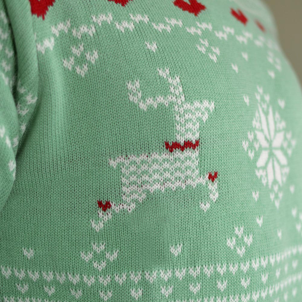 Jersey de Navidad para Hombre Verde Sweet Christmas Algodón - Imagen 6