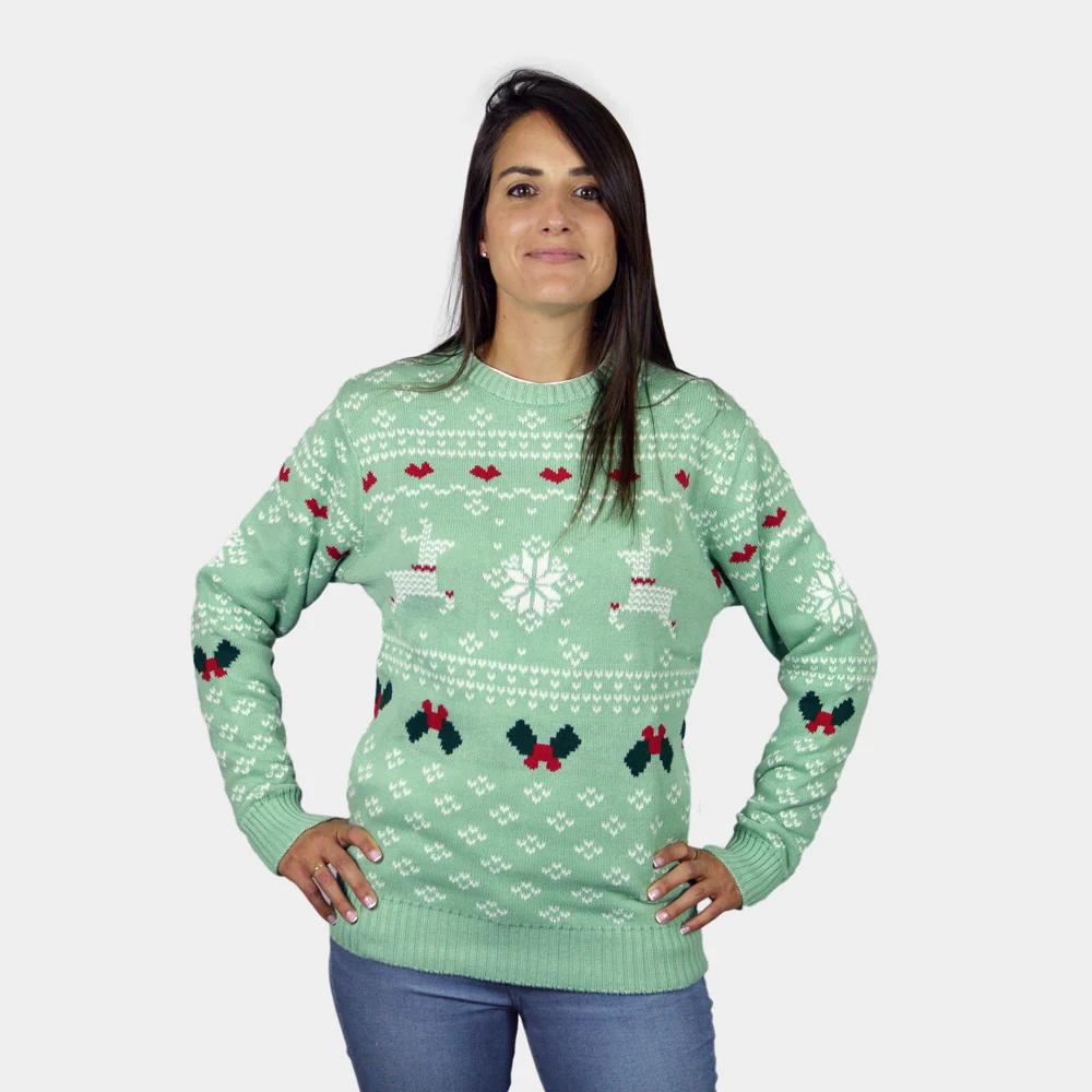 Jersey de Navidad para Hombre Verde Sweet Christmas Algodón - Imagen 4