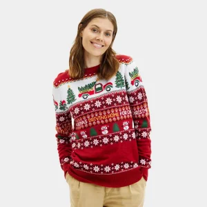 Jersey de Navidad para Mujer Driving Home