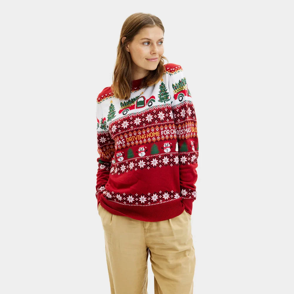 Jersey de Navidad para Mujer Driving Home - Imagen 3