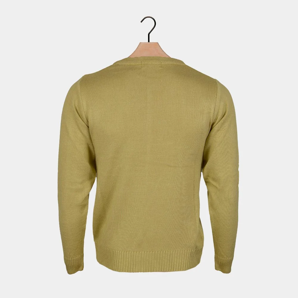 Jersey de Navidad para Mujer Reno Sonriente Beige - Imagen 9