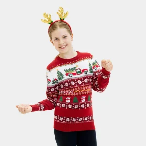 Jersey de Navidad para Niña y Niño Driving Home